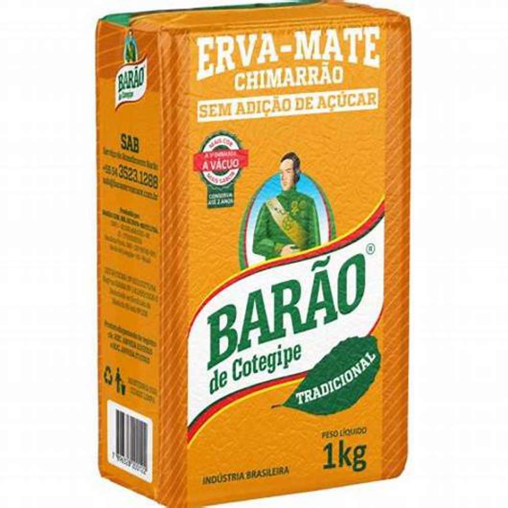 ERVA-MATE BARÃO TRADICIONAL 10 X 1KG