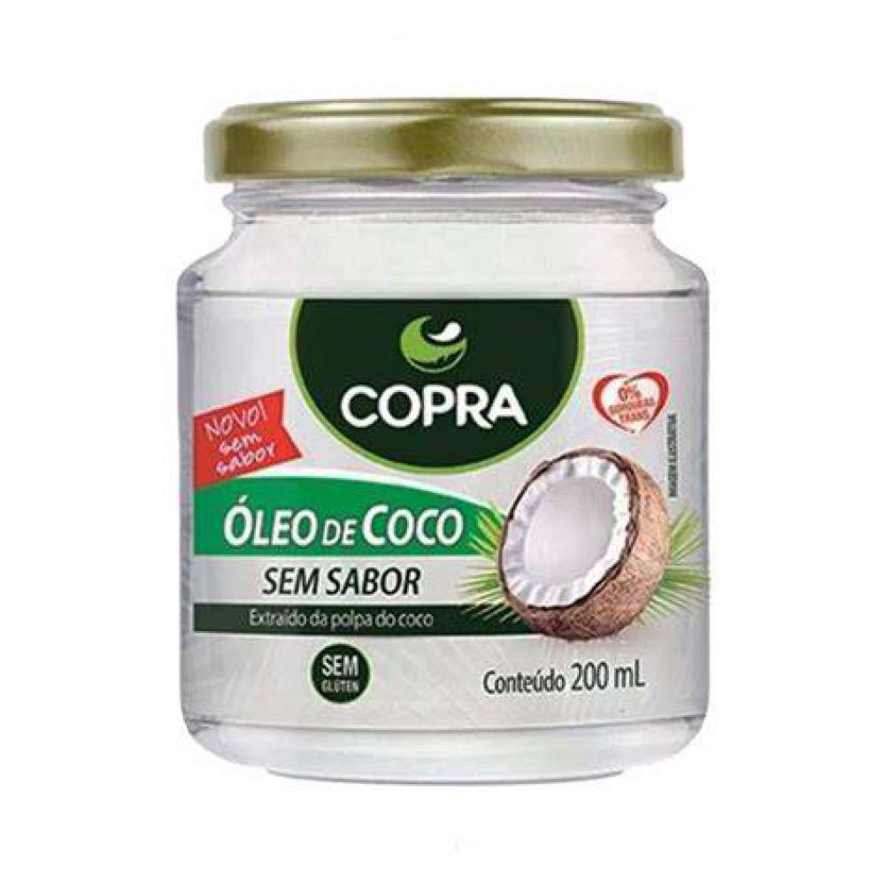 ÓLEO DE COCO SEM SABOR COPRA 12 X 200ML