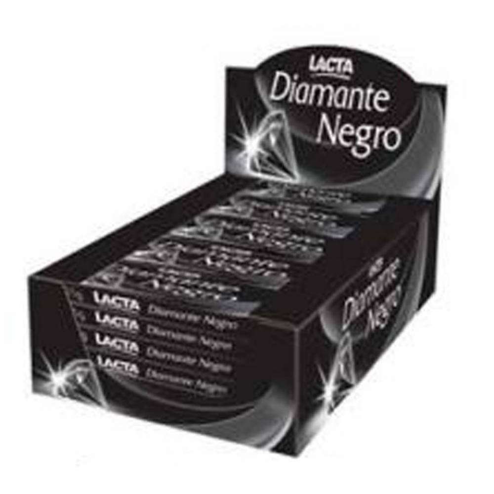 CHOCOLATE DIAMANTE NEGRO LACTA 12 DISPLAY X400G